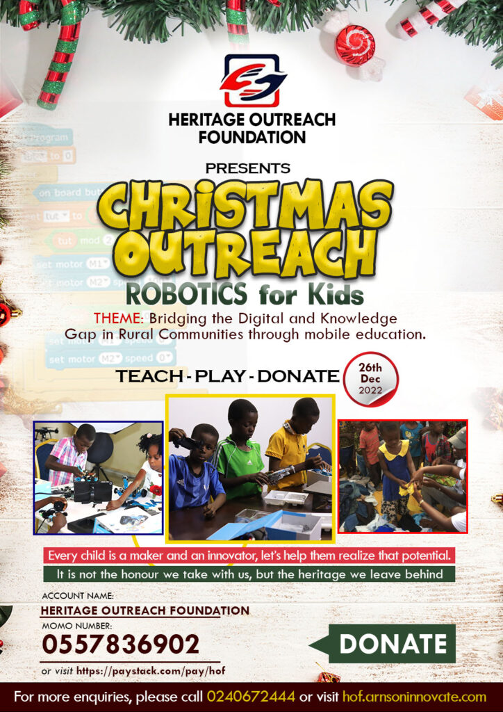 HOF Christmas Outreach poster